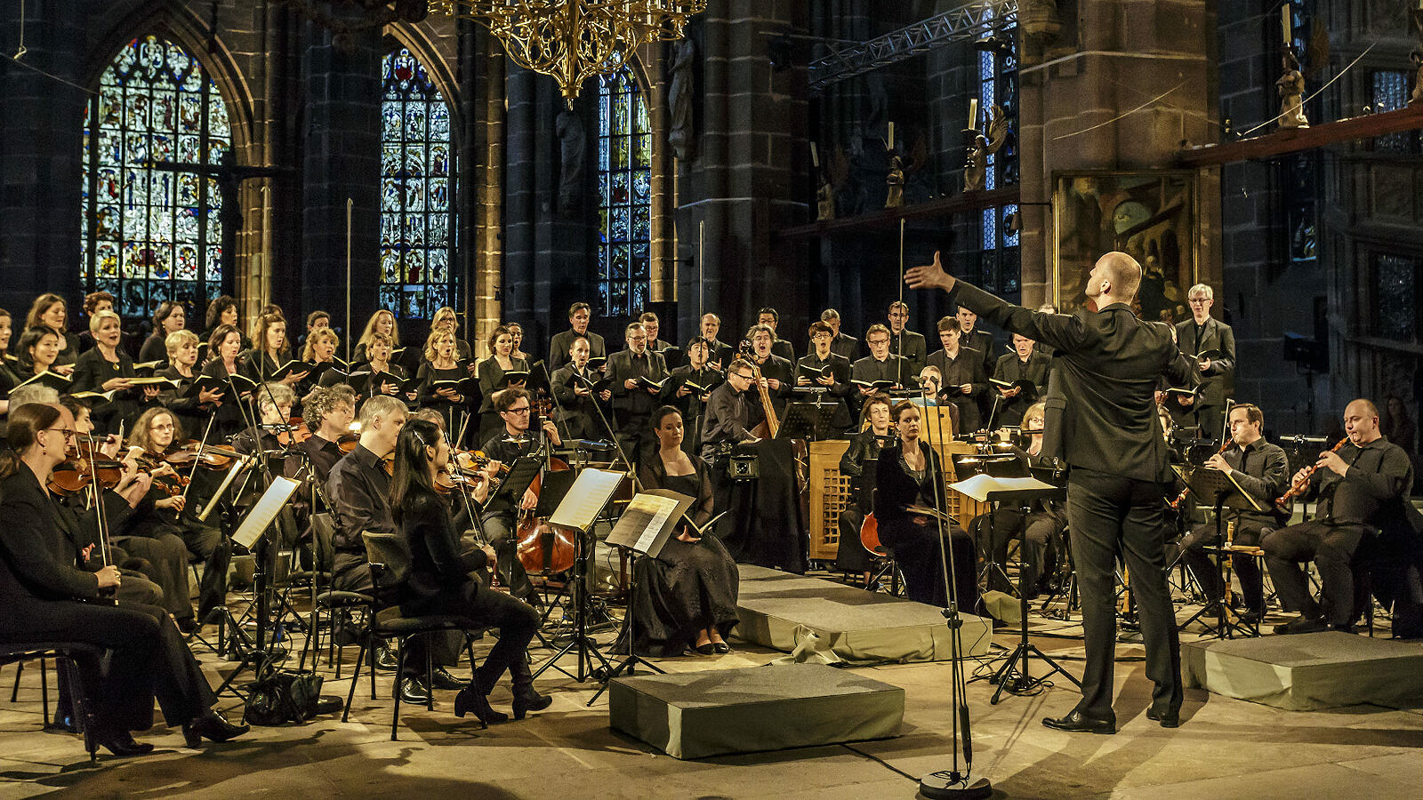 BR-Chor und Concerto Köln mit h-Moll-Messe bei ION Nürnberg © BR\Hans von Draminski