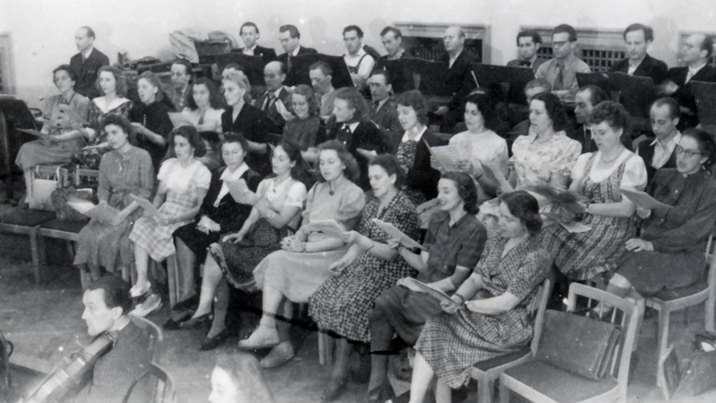 Der Chor des Bayerischen Rundfunks, 1948 (Foto: BR / Fred Lindinger)
