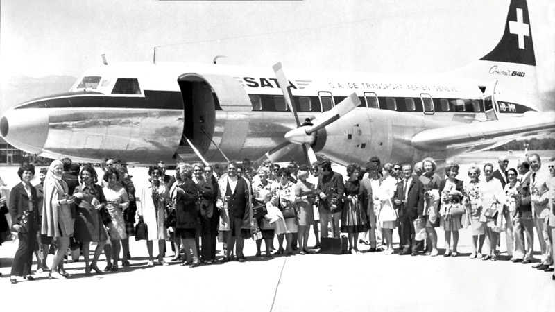 Der BR-Chor auf Reisen in den späten 1960er-Jahren (Foto: BR)