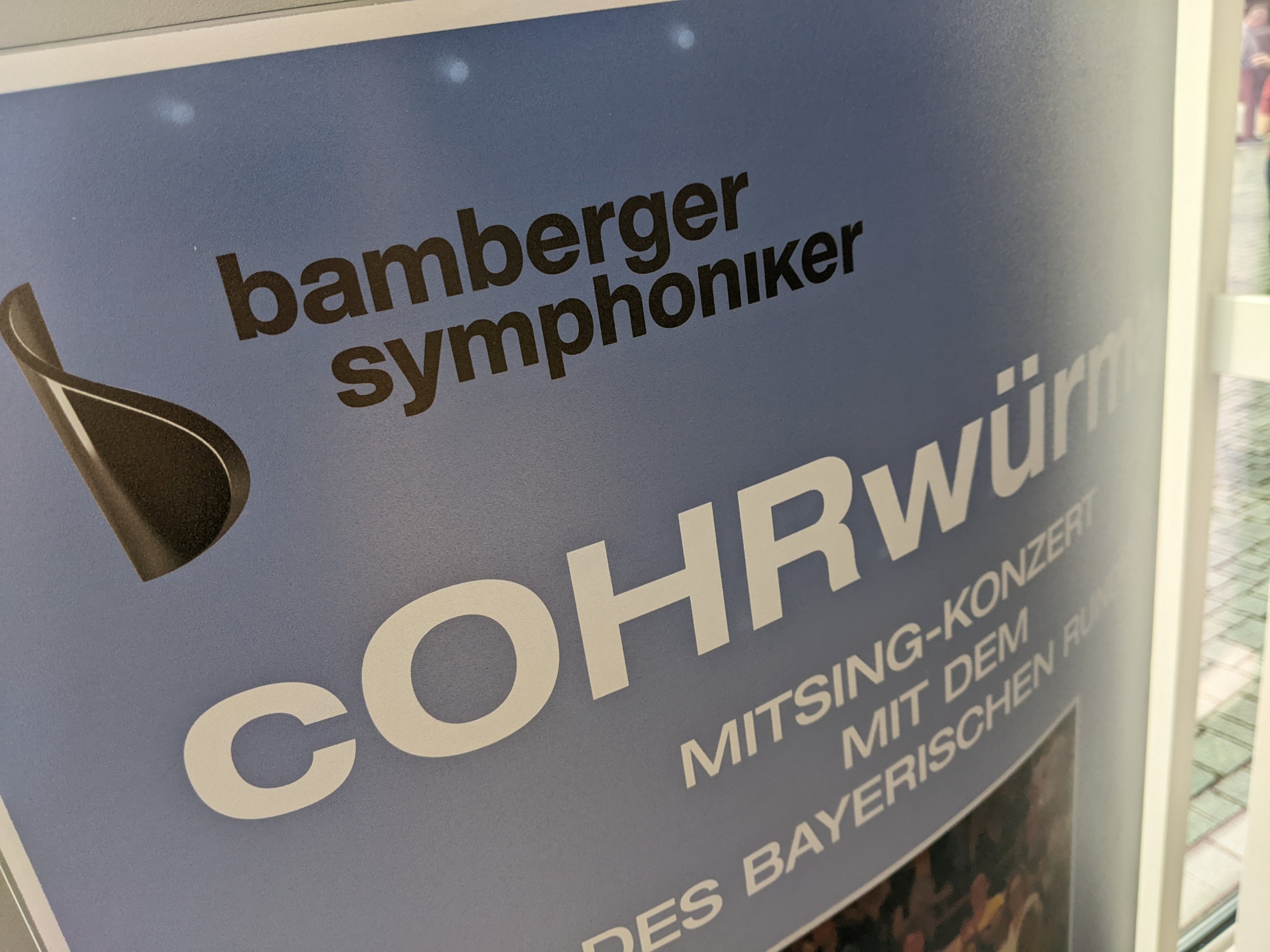 cOHRwürmer – ein Konzert zum Mitsingen in Bamberg, 21. Mai 2023 (Foto: Alexander Heinzel)