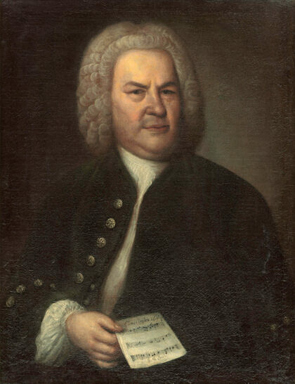 Johann Sebastian Bach (Ölbild von Elias Gottlob Haußmann, 1748)