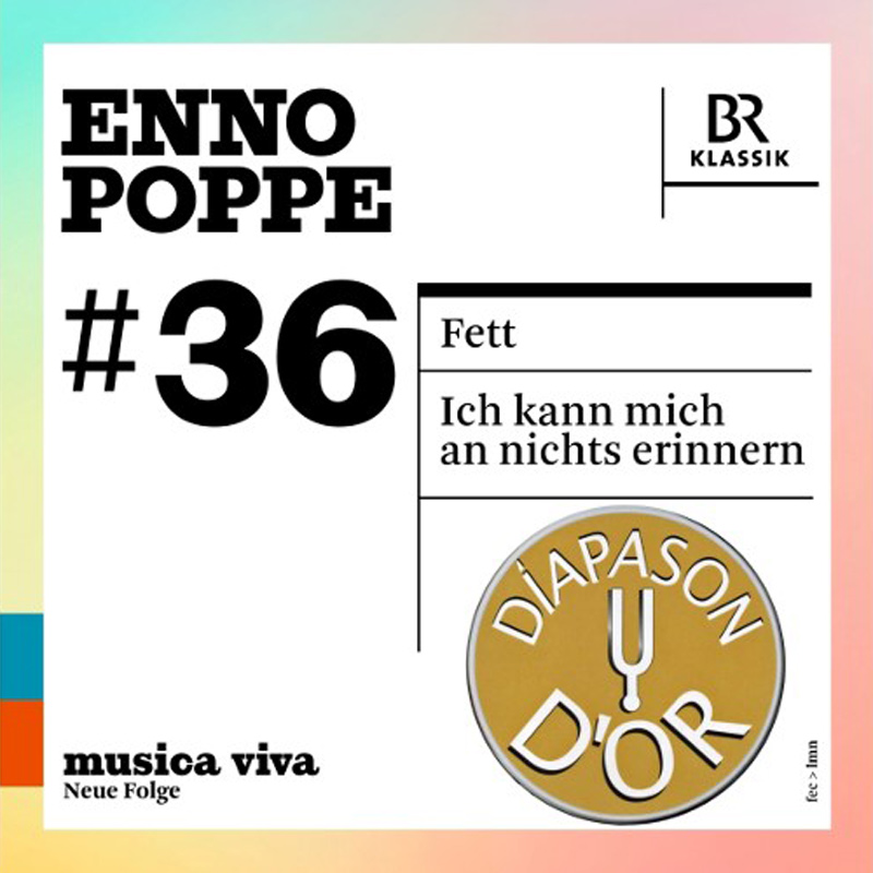 CD-Cover Enno Poppe Porträt-CD © BR-KLASSIK Label