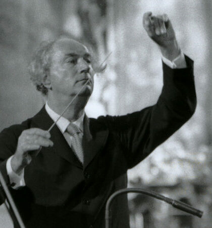 Rafael Kubelík dirigiert in Ottobeuren Brahms' Deutsches Requiem am 11. September 1978 (Foto: BR / Foto Sessner)